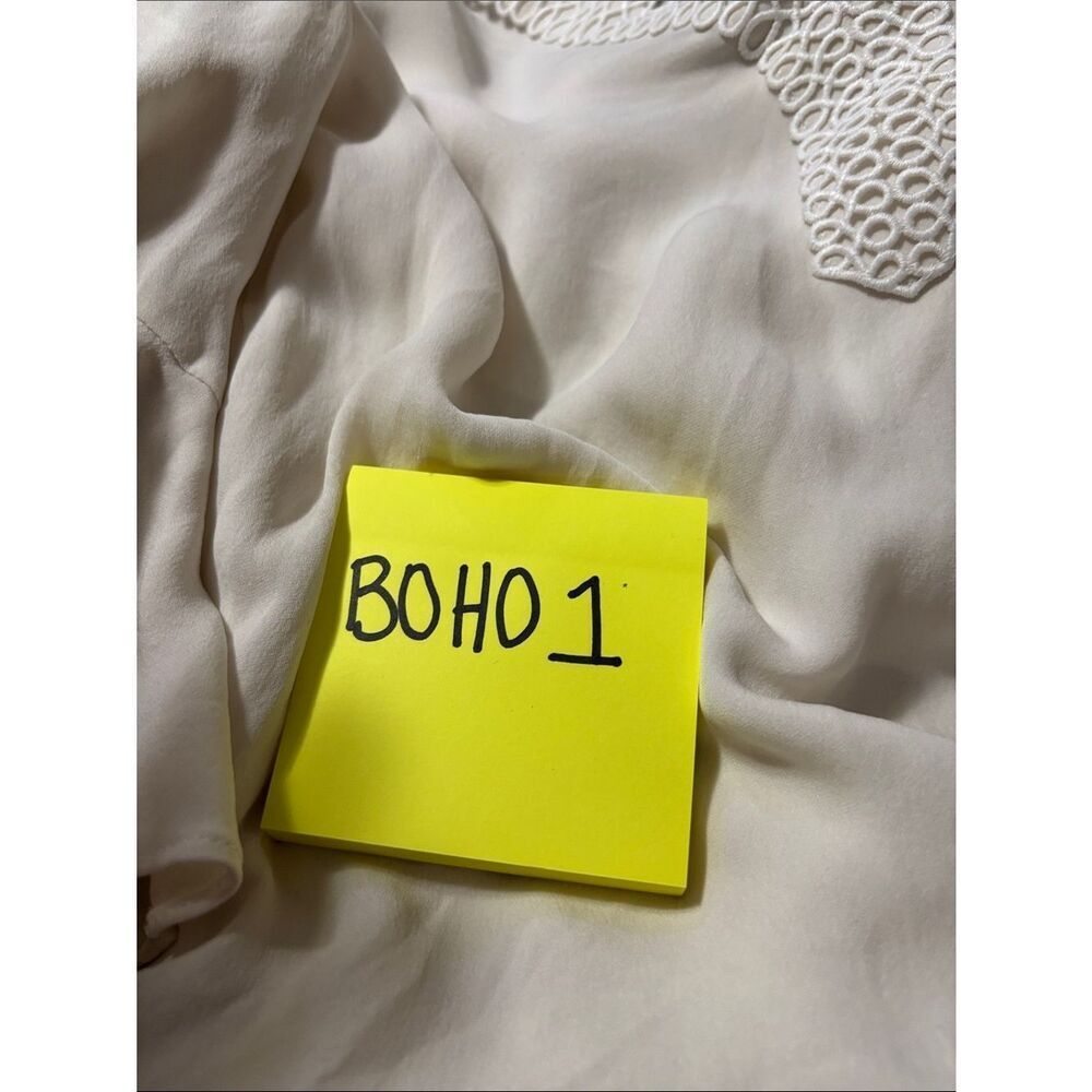 Kobi Halperin White Blouse with Lace Detail - Picture 9 of 9